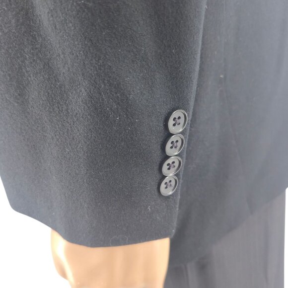 Fioravanti Couture Black Cashmere Blazer Jacket 100% Cashmere Made In USA Mens - Picture 7 of 10